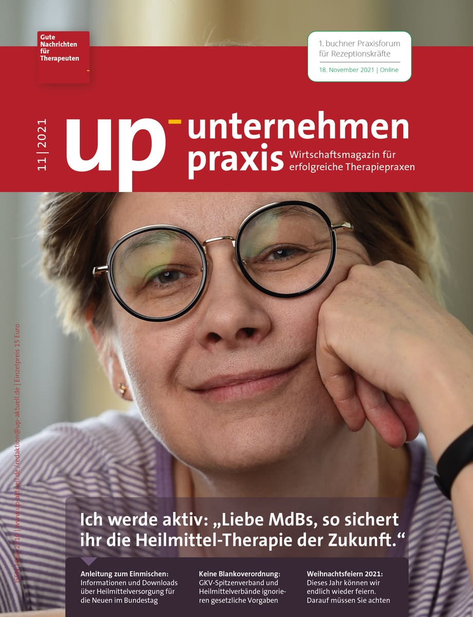 up Magazin für Therapeuten 11/2021