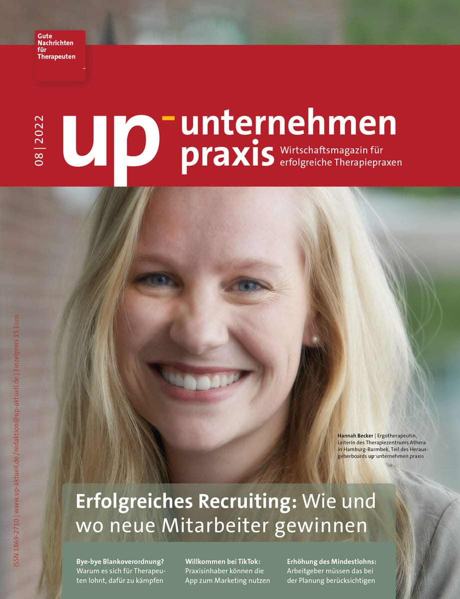 up Magazin für Therapeuten 08/2022